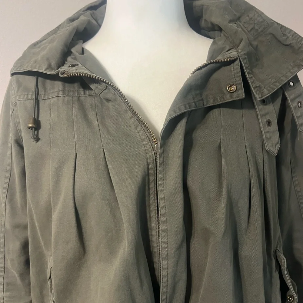 NSF Women's Army Green Utility Jacket - Picture 5 of 14